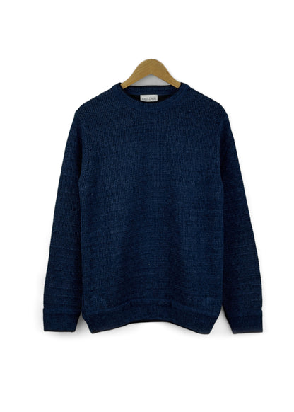 Classic Cozy Knit Sweater - Navy Blue